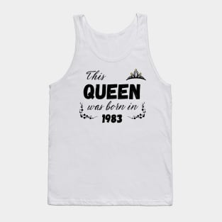 Queen born in 1983 Tank Top